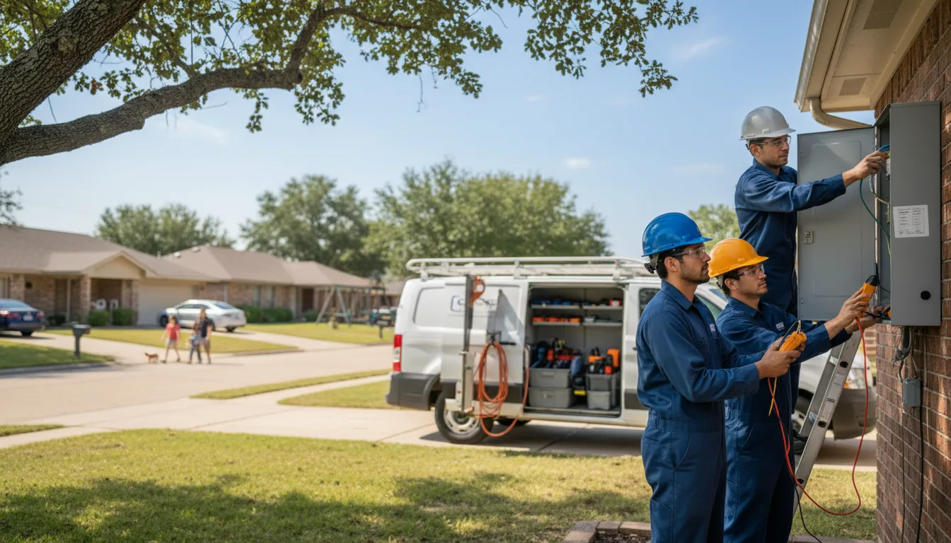 Certified electrician providing emergency electrical services in Calhoun, MO